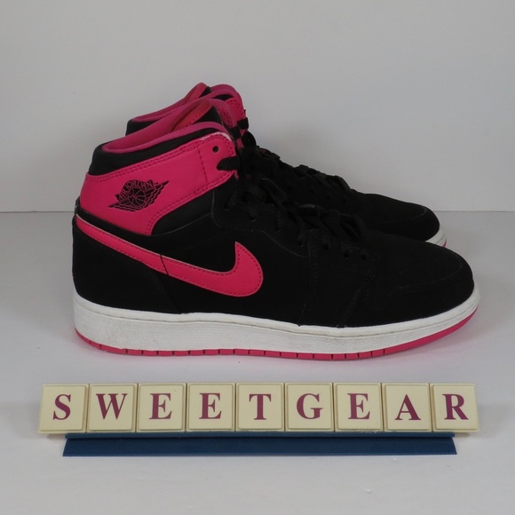 Jordan Shoes - Jordan 1 Retro High Black Vivid Pink